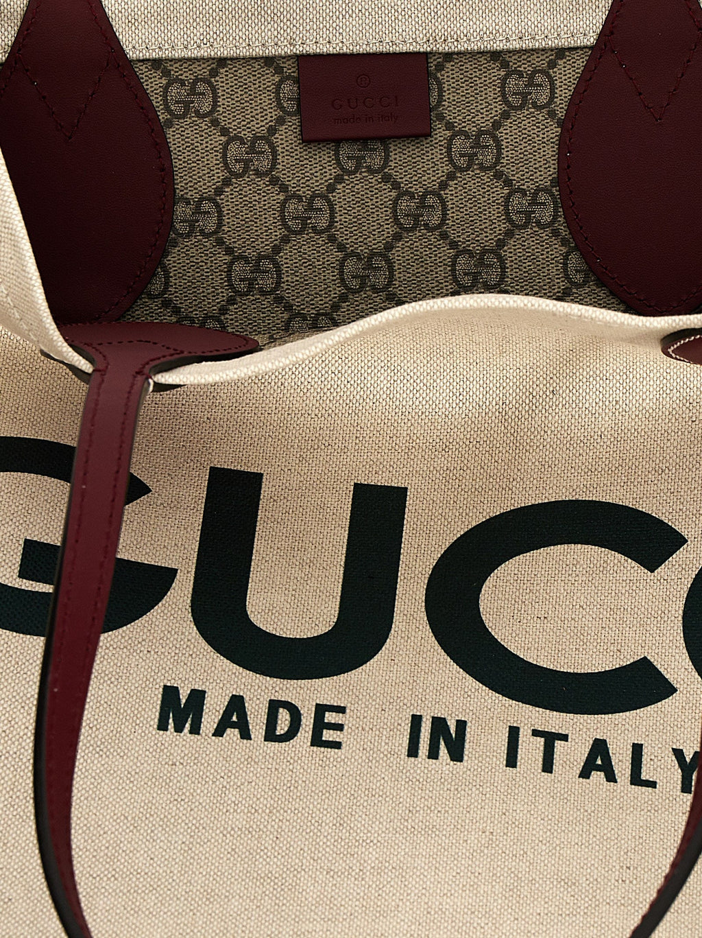Gucci Beige Polyethylene Tote Bag