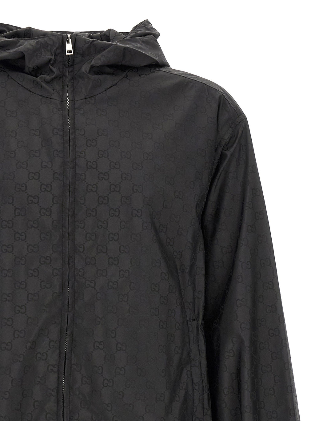 Gucci Black Polyamide Shell Jacket