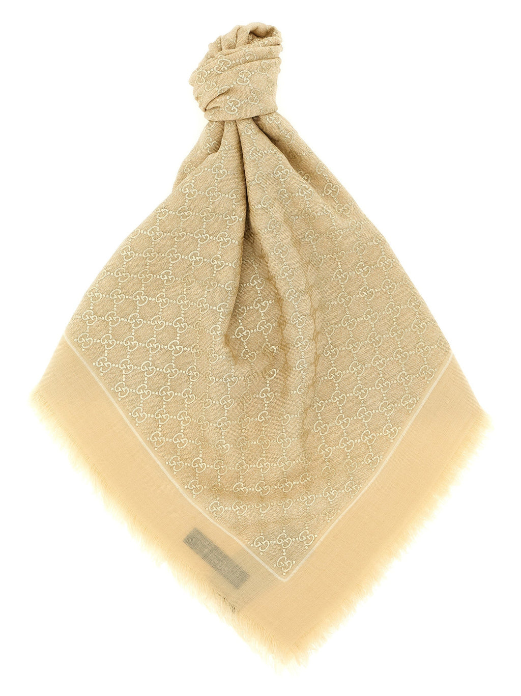 Gucci Beige Wool Scarf