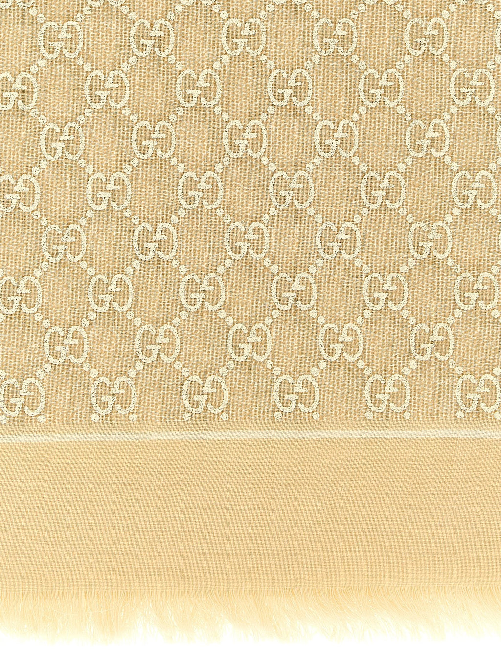 Gucci Beige Wool Scarf