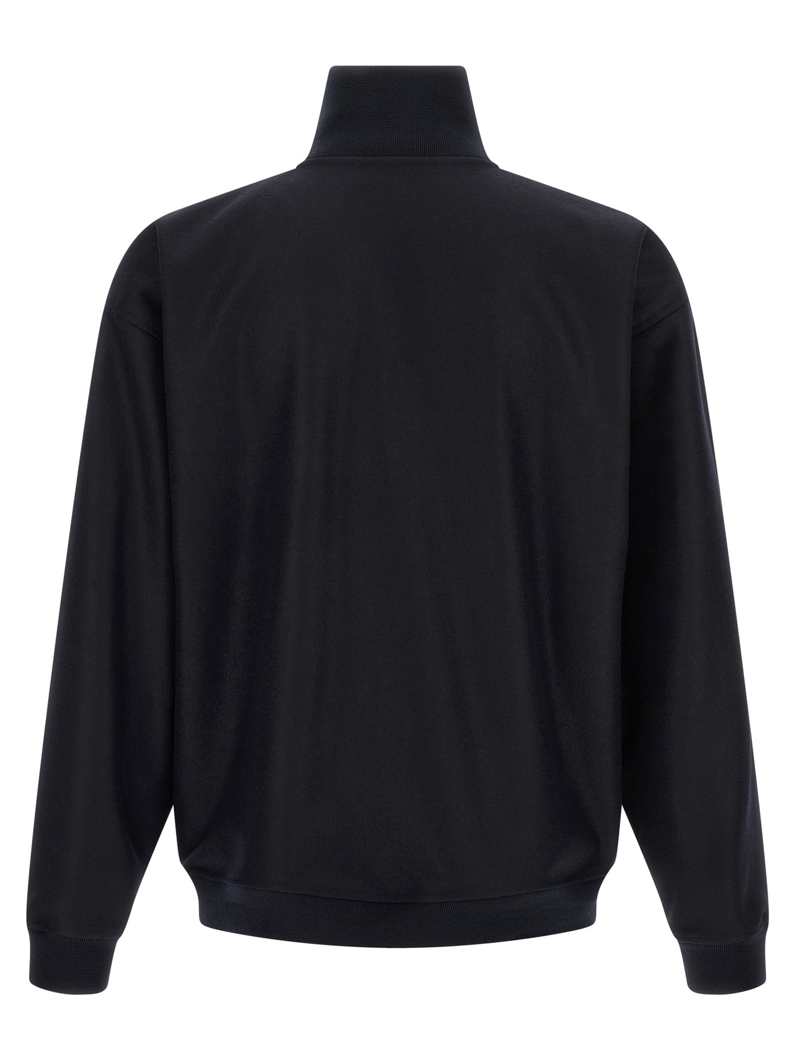 Jil Sander Blue Wool Full-Length Jacket