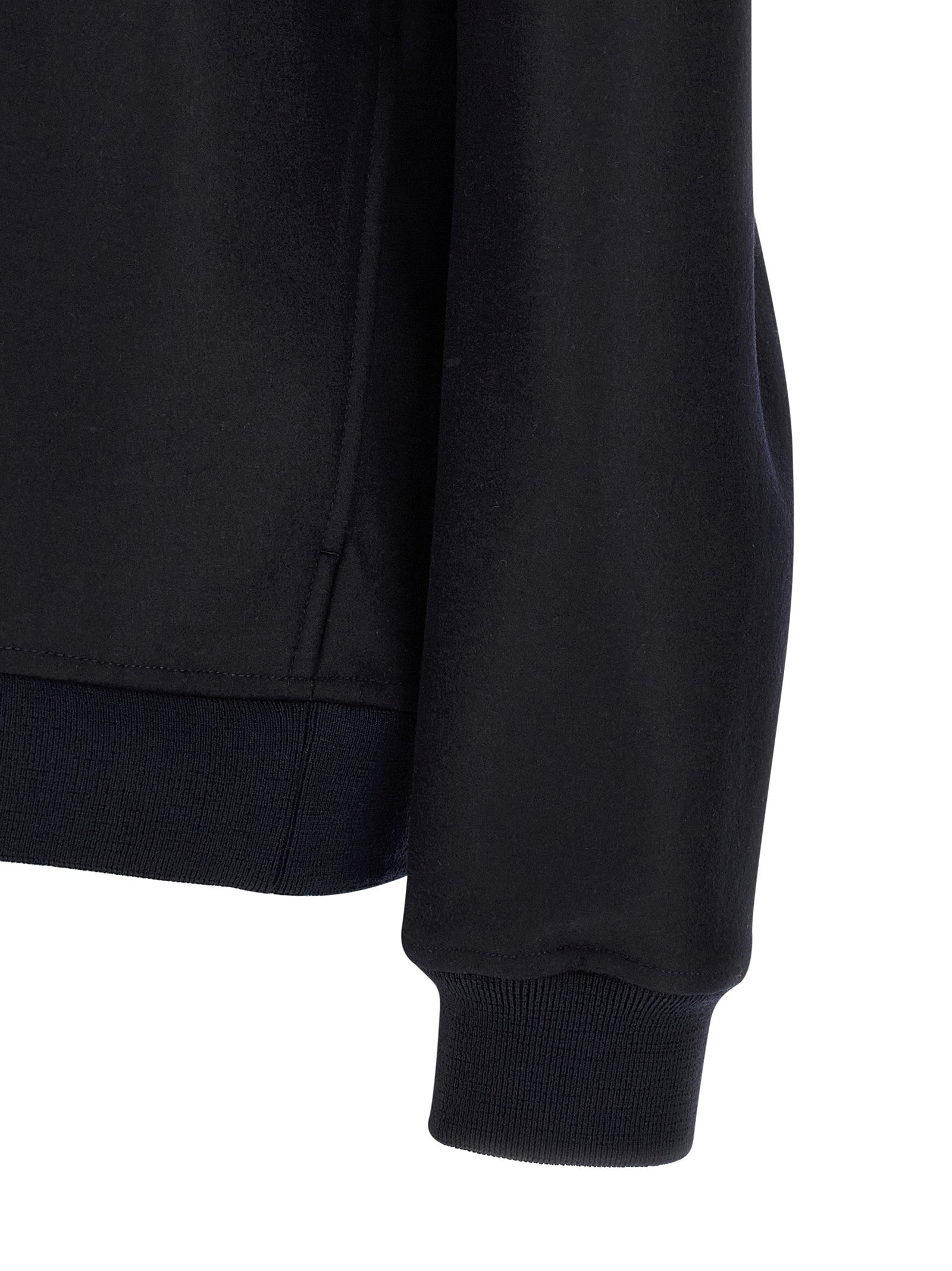 Jil Sander Blue Wool Full-Length Jacket