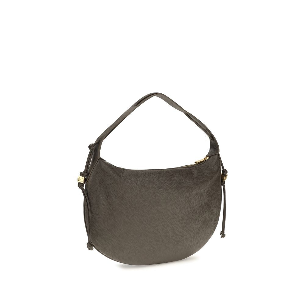 Coccinelle Brown Calf Leather Bos Taurus Shoulder Bag Coccinelle