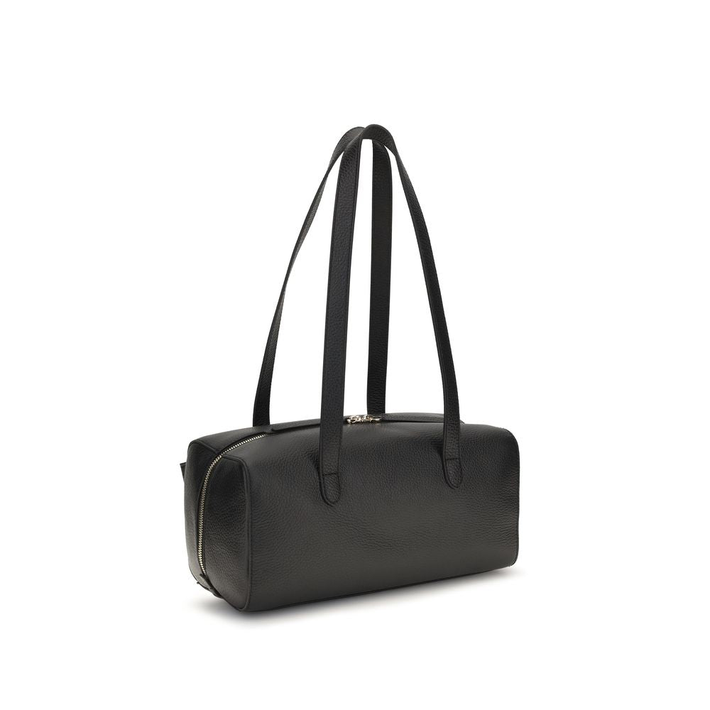 Coccinelle Black Calf Leather Bos Taurus Shoulder Bag