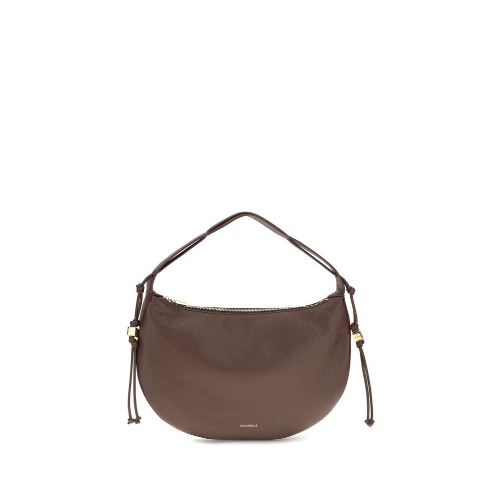 Coccinelle Brown Calf Leather Bos Taurus Shoulder Bag