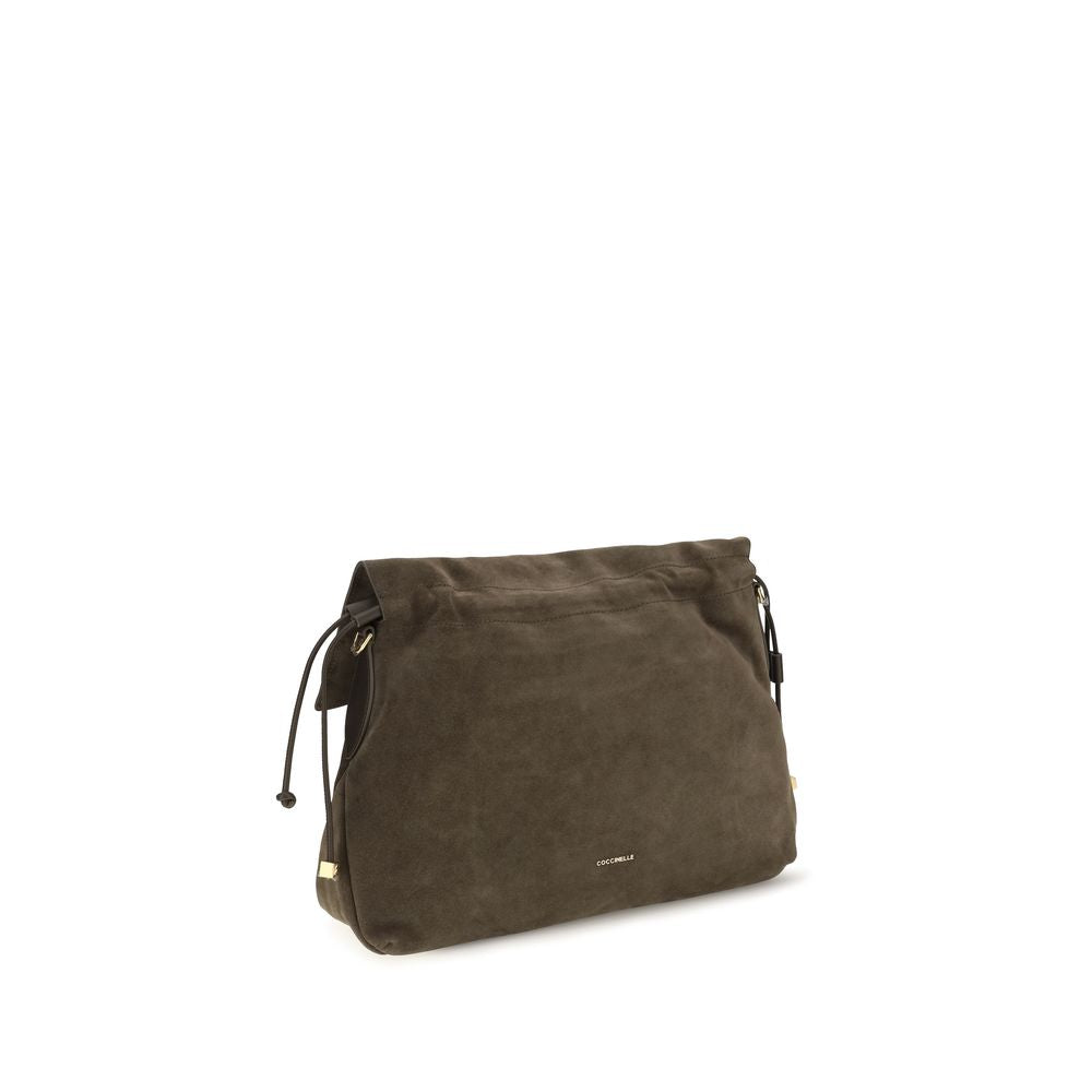 Coccinelle Brown Calf Leather Bos Taurus Shoulder Bag