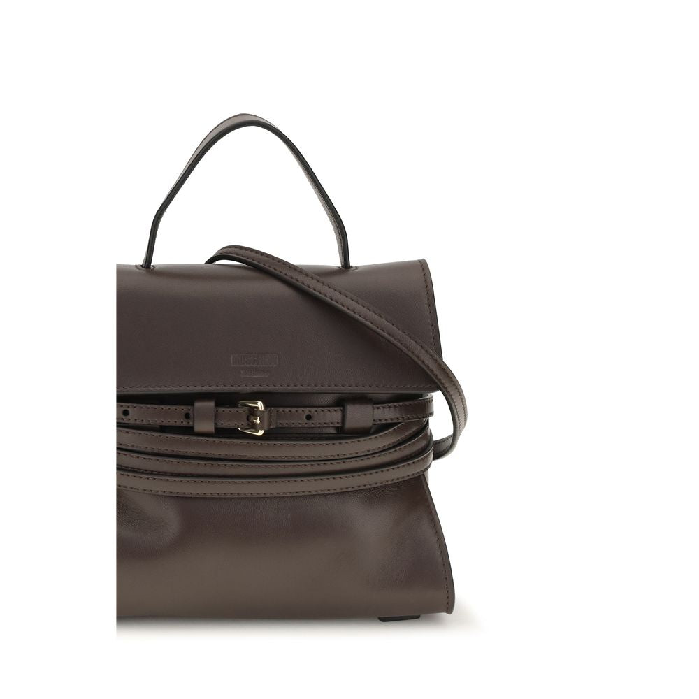 Moschino Brown Goatskin Handbag