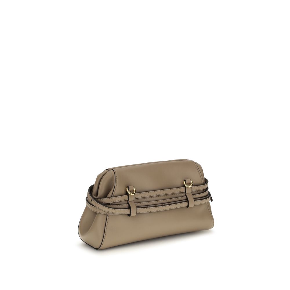 Moschino Beige Goatskin Clutch Bag Moschino