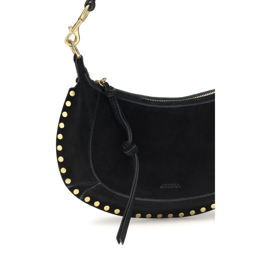 Isabel Marant Black Calf Leather Bos Taurus Shoulder Bag