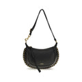 Isabel Marant Black Calf Leather Bos Taurus Shoulder Bag