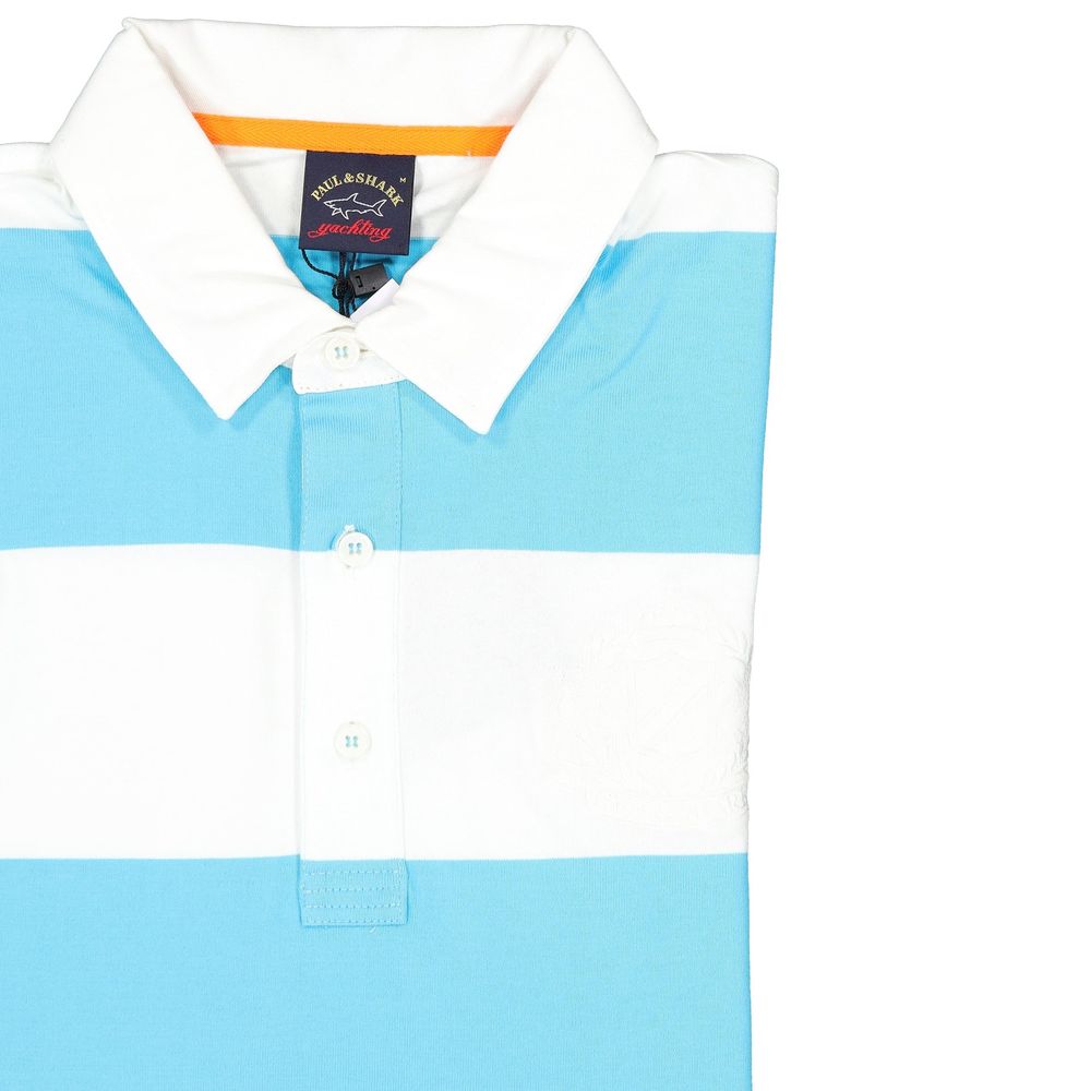 Paul & Shark White Cotton Polo Shirt