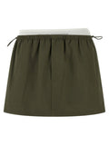 Alexander Wang Bicolor Cotton Long Skirt