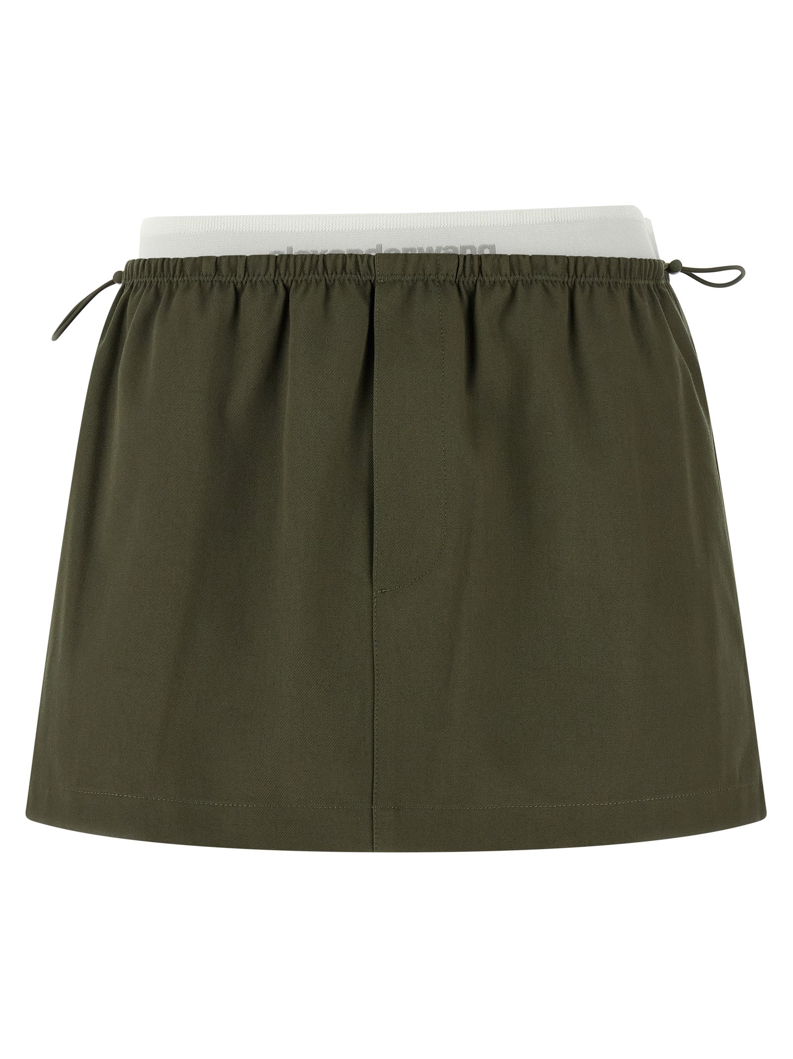 Alexander Wang Bicolor Cotton Long Skirt