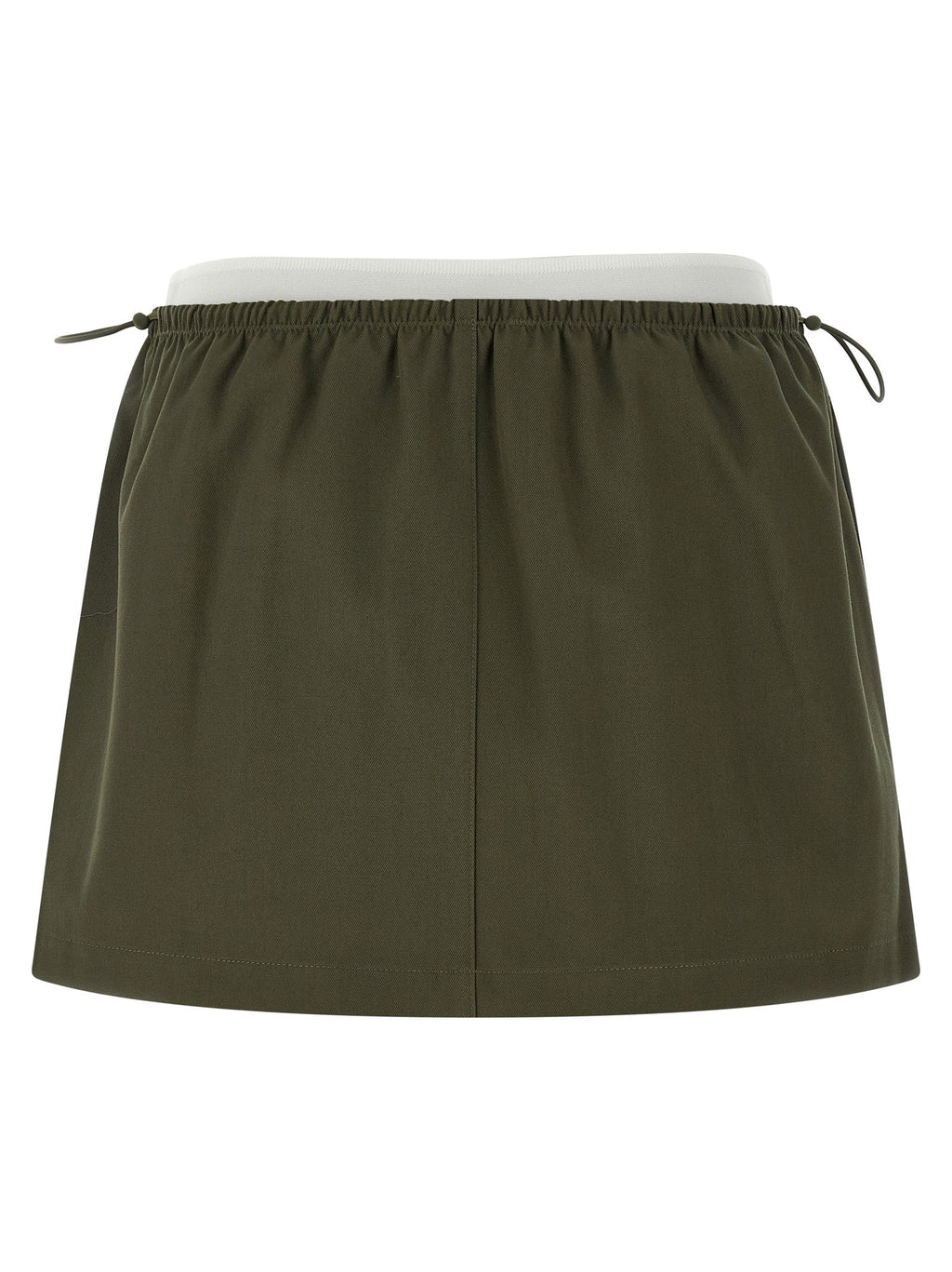 Alexander Wang Bicolor Cotton Long Skirt