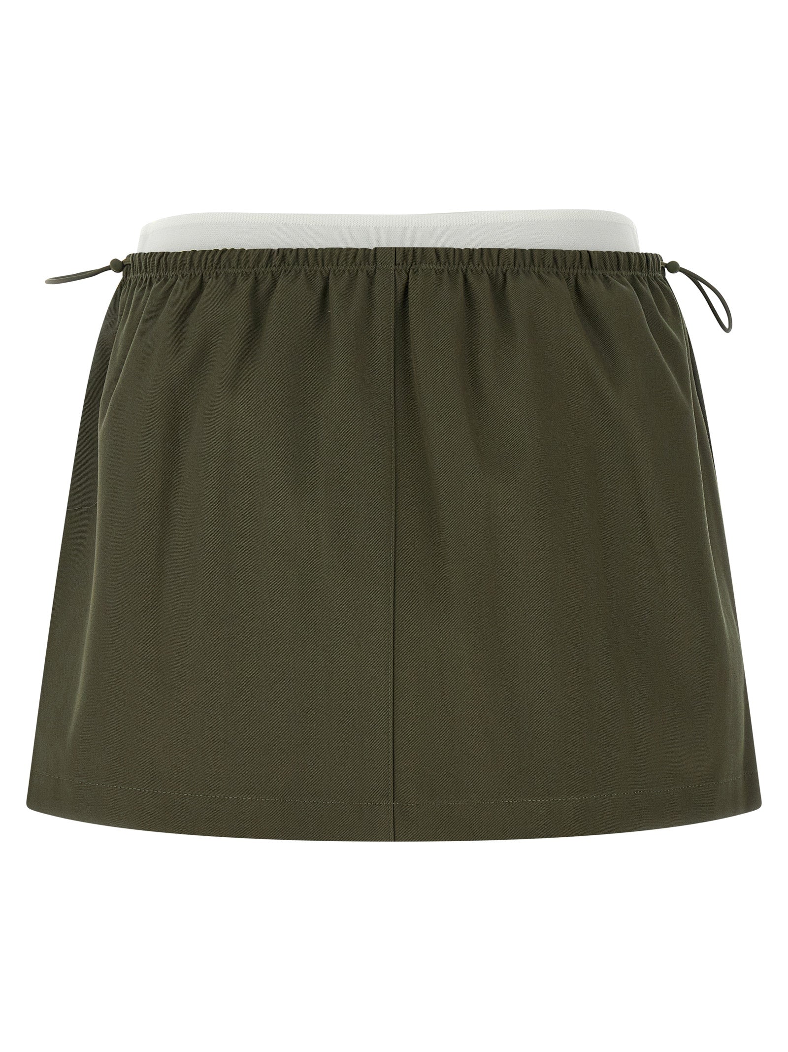 Alexander Wang Bicolor Cotton Long Skirt