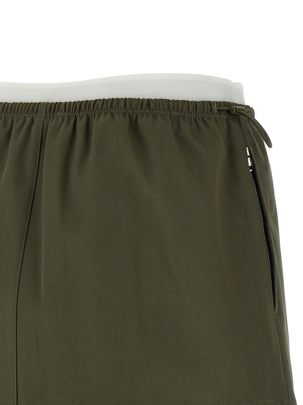 Alexander Wang Bicolor Cotton Long Skirt