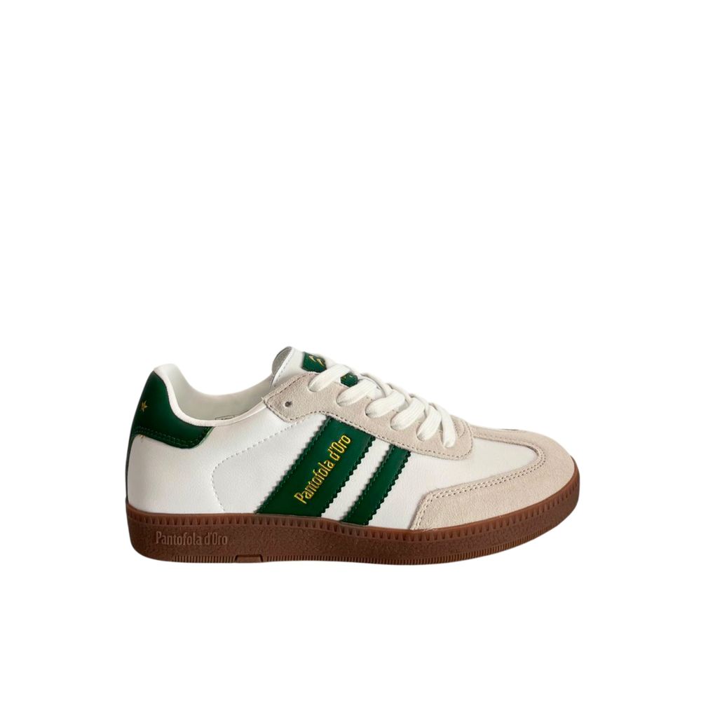 Pantofola D'Oro Green Suede Men Sneakers