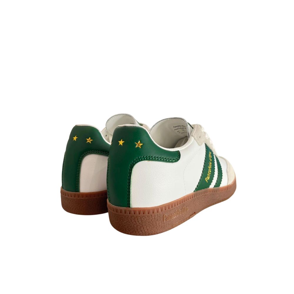 Pantofola D'Oro Green Suede Men Sneakers