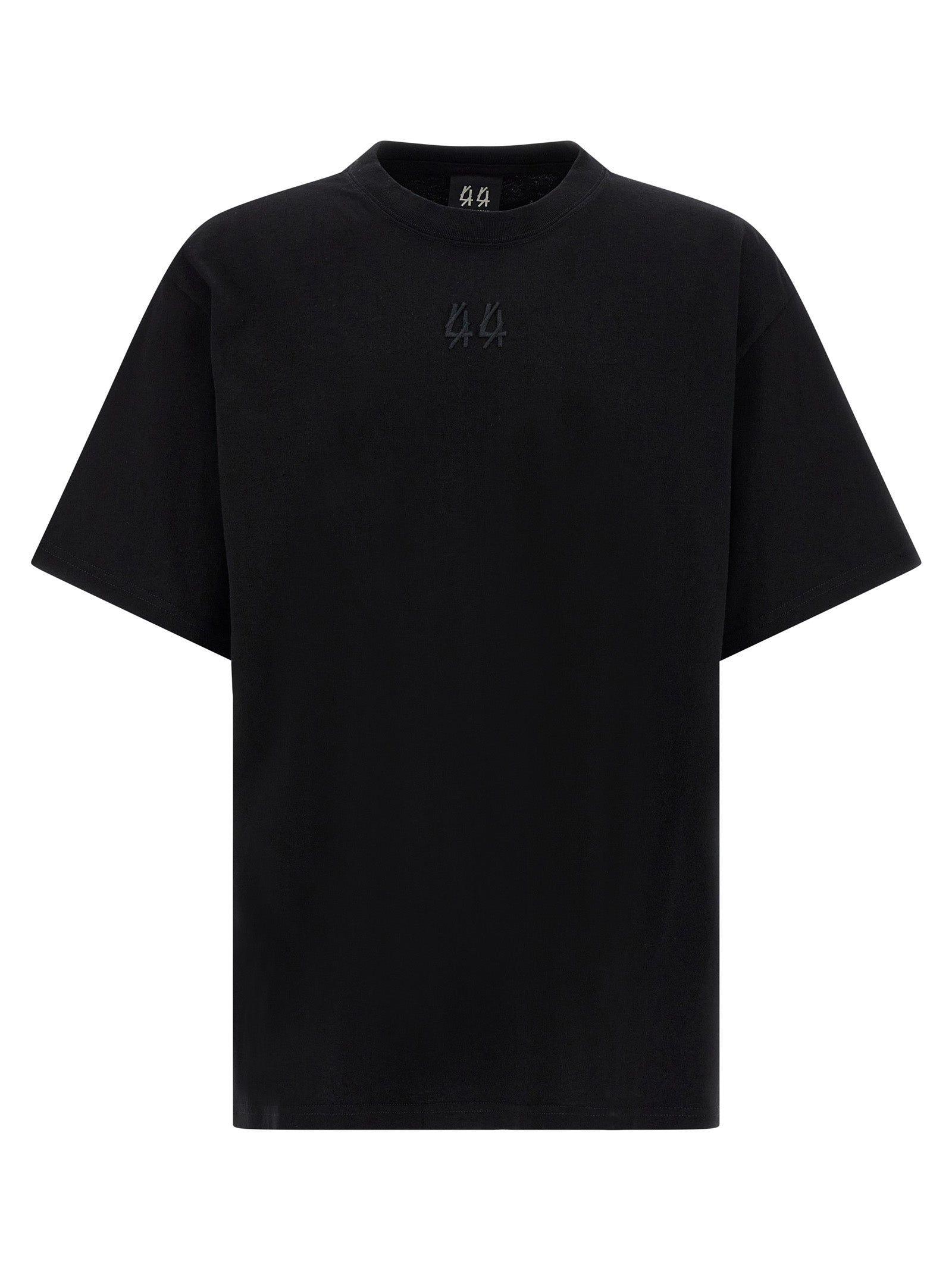 44 Label Group Black Cotton T-Shirt