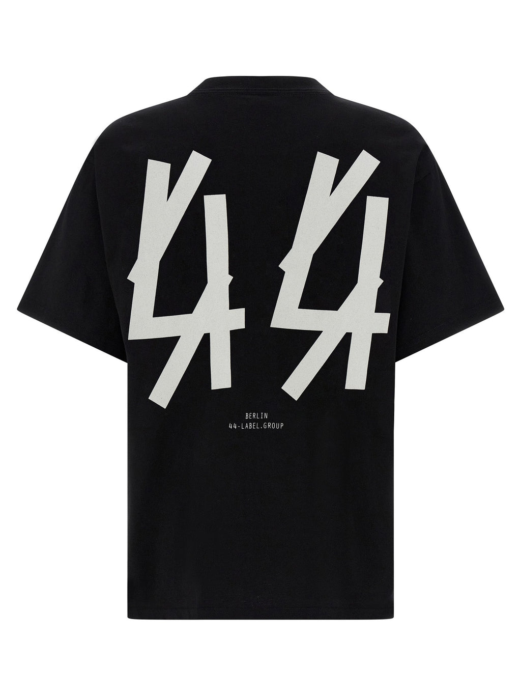 44 Label Group Black Cotton T-Shirt