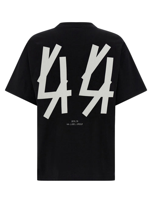 44 Label Group Black Cotton T-Shirt
