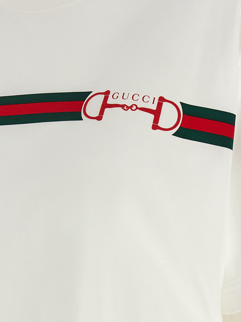 Gucci White Cotton T-Shirt Gucci