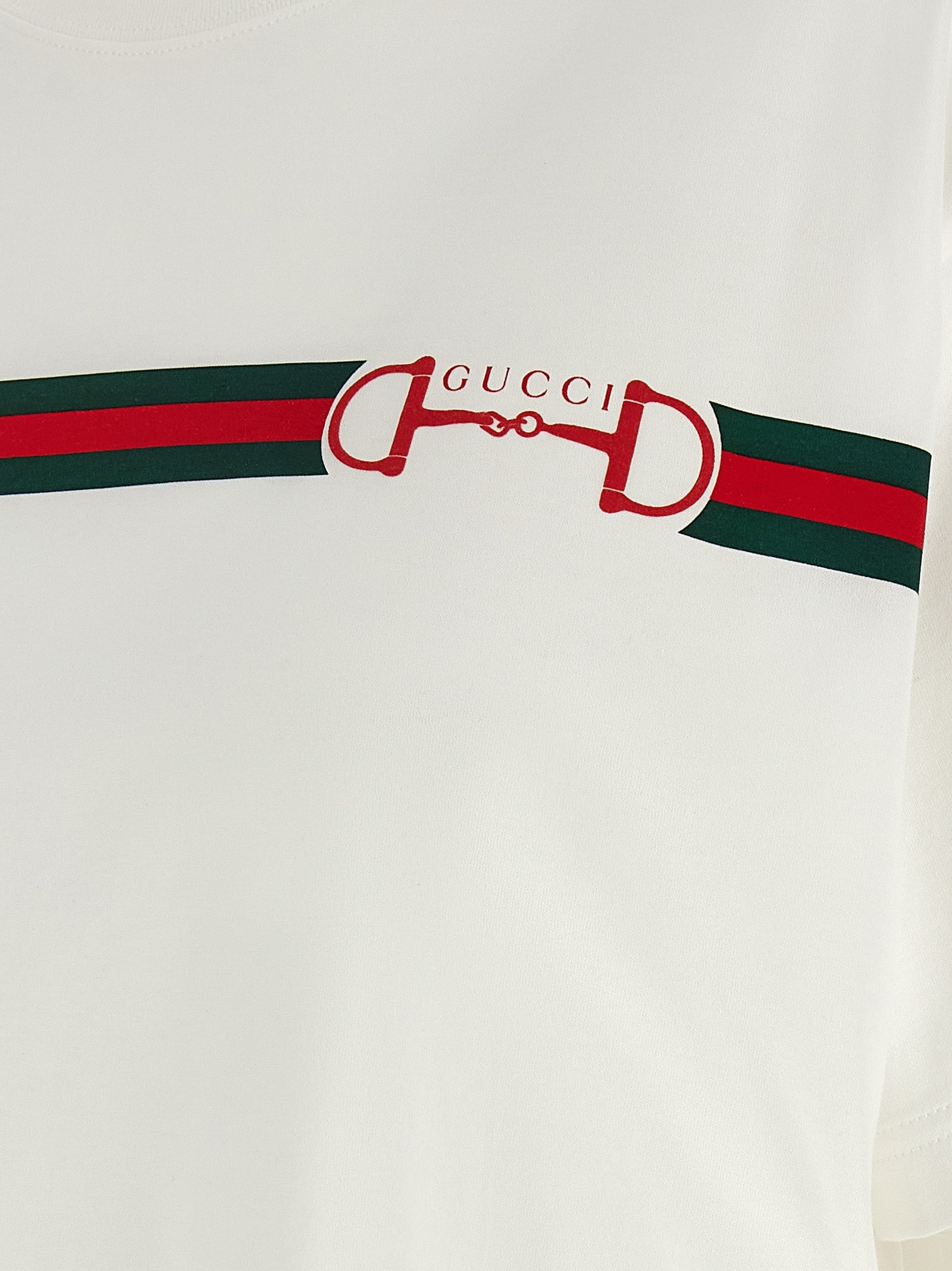 Gucci White Cotton T-Shirt Gucci