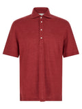 Brunello Cucinelli Multicolor Linen Polo Shirt Brunello Cucinelli
