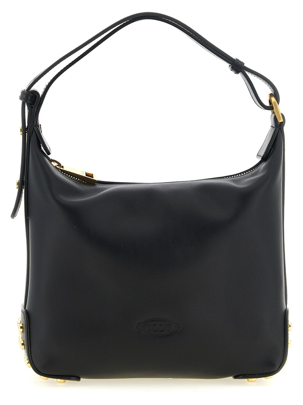 Tod's Black Calfskin Shoulder Bag