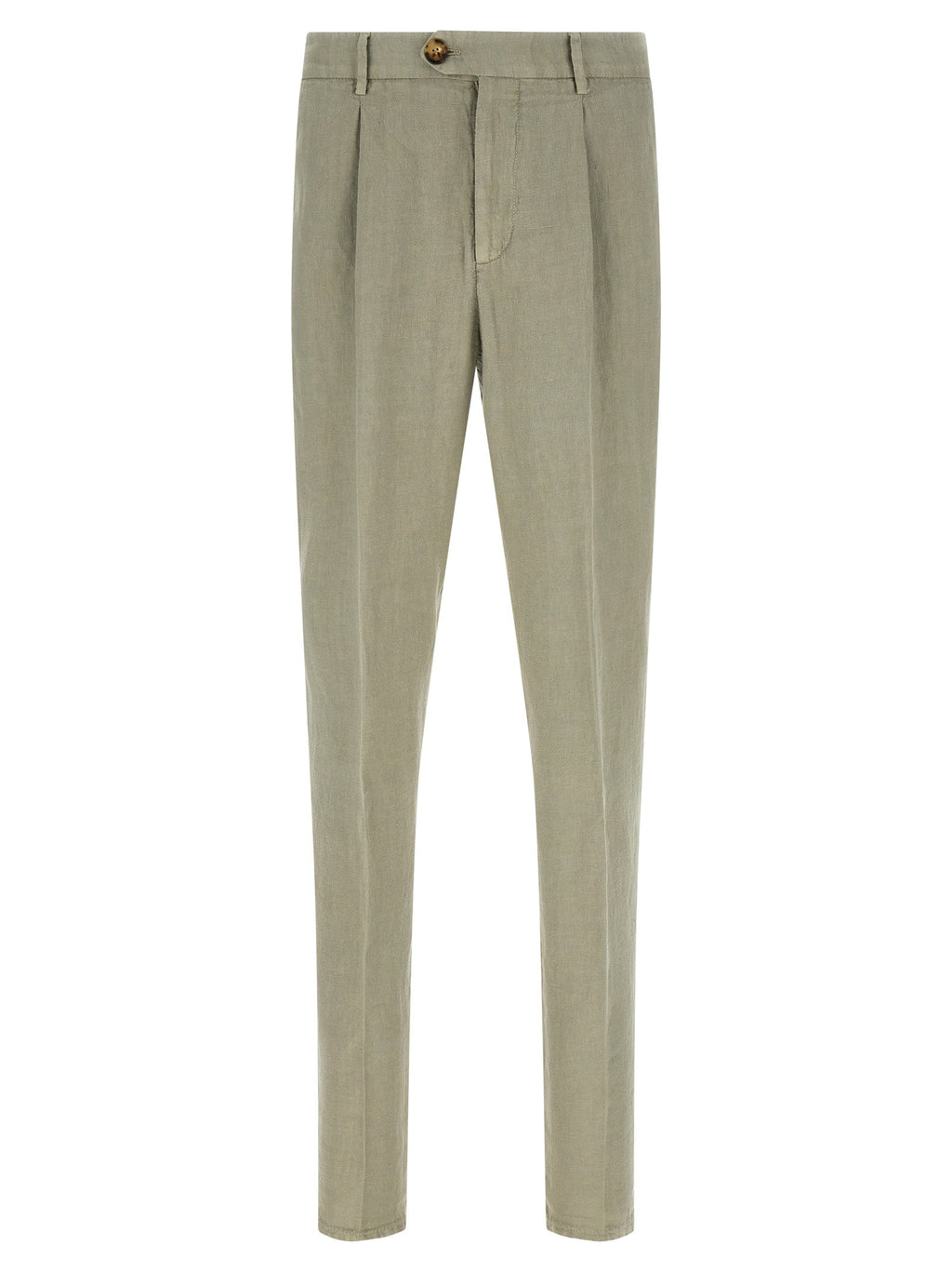Brunello Cucinelli Bicolor Linen Casual Pants