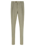 Brunello Cucinelli Bicolor Linen Casual Pants
