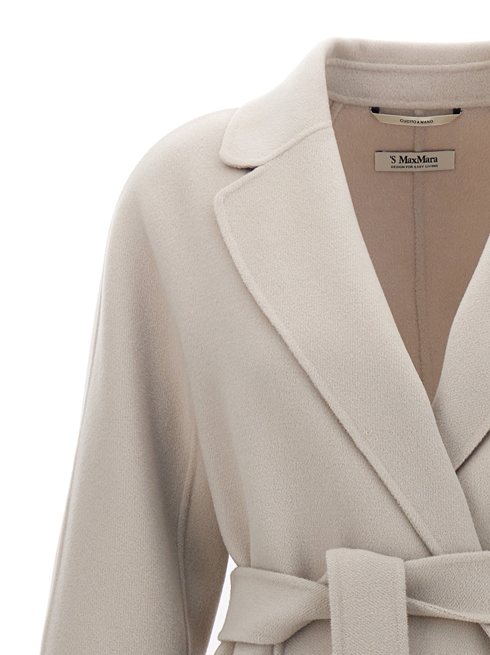'S Max Mara Beige Wool Coat