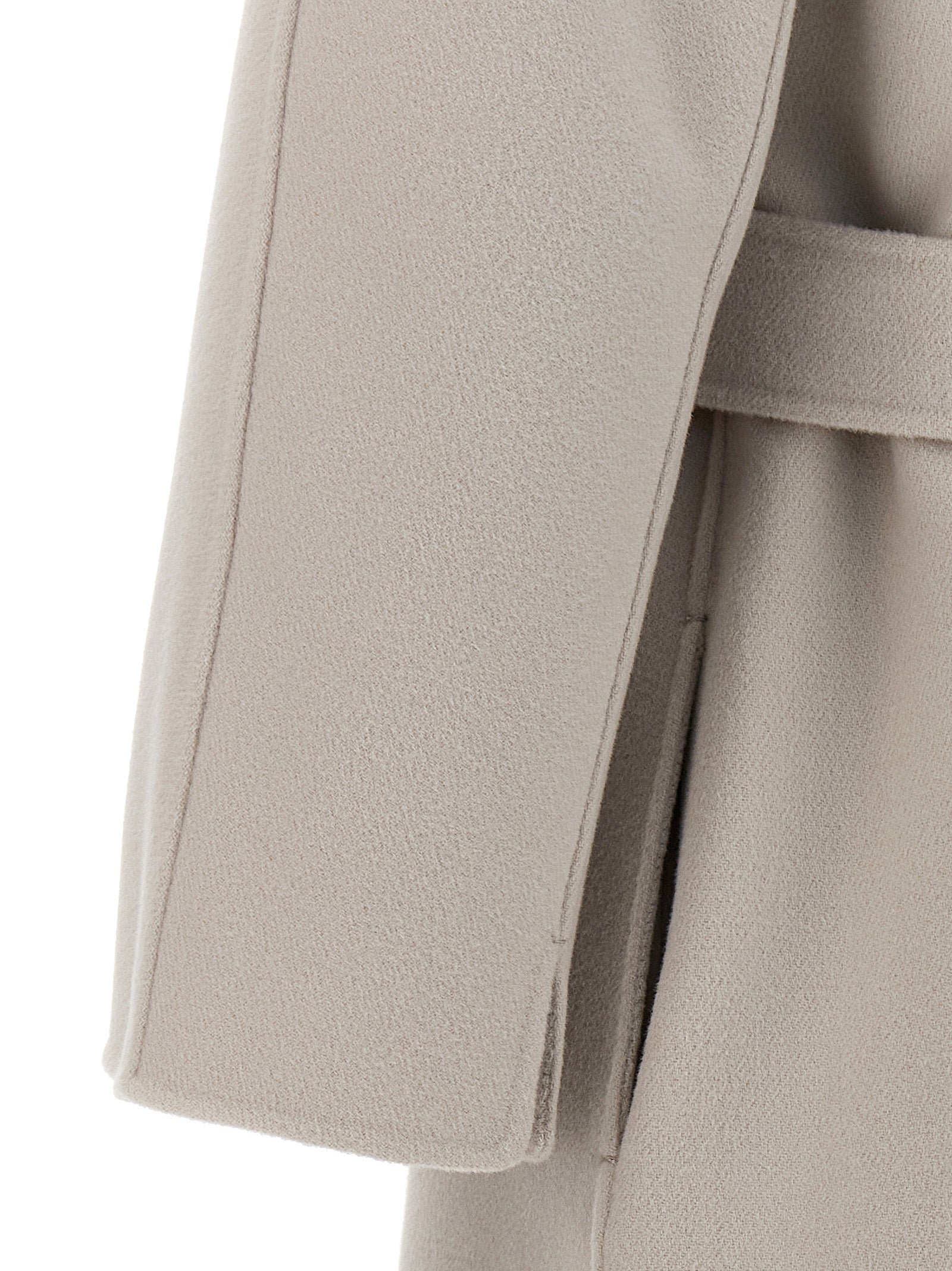 'S Max Mara Beige Wool Coat