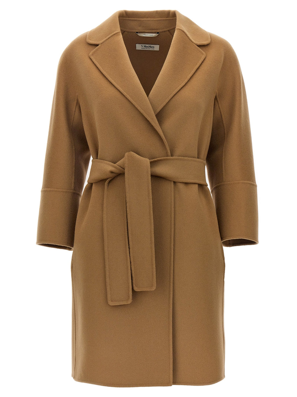'S Max Mara Beige Wool Coat