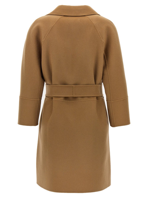 'S Max Mara Beige Wool Coat