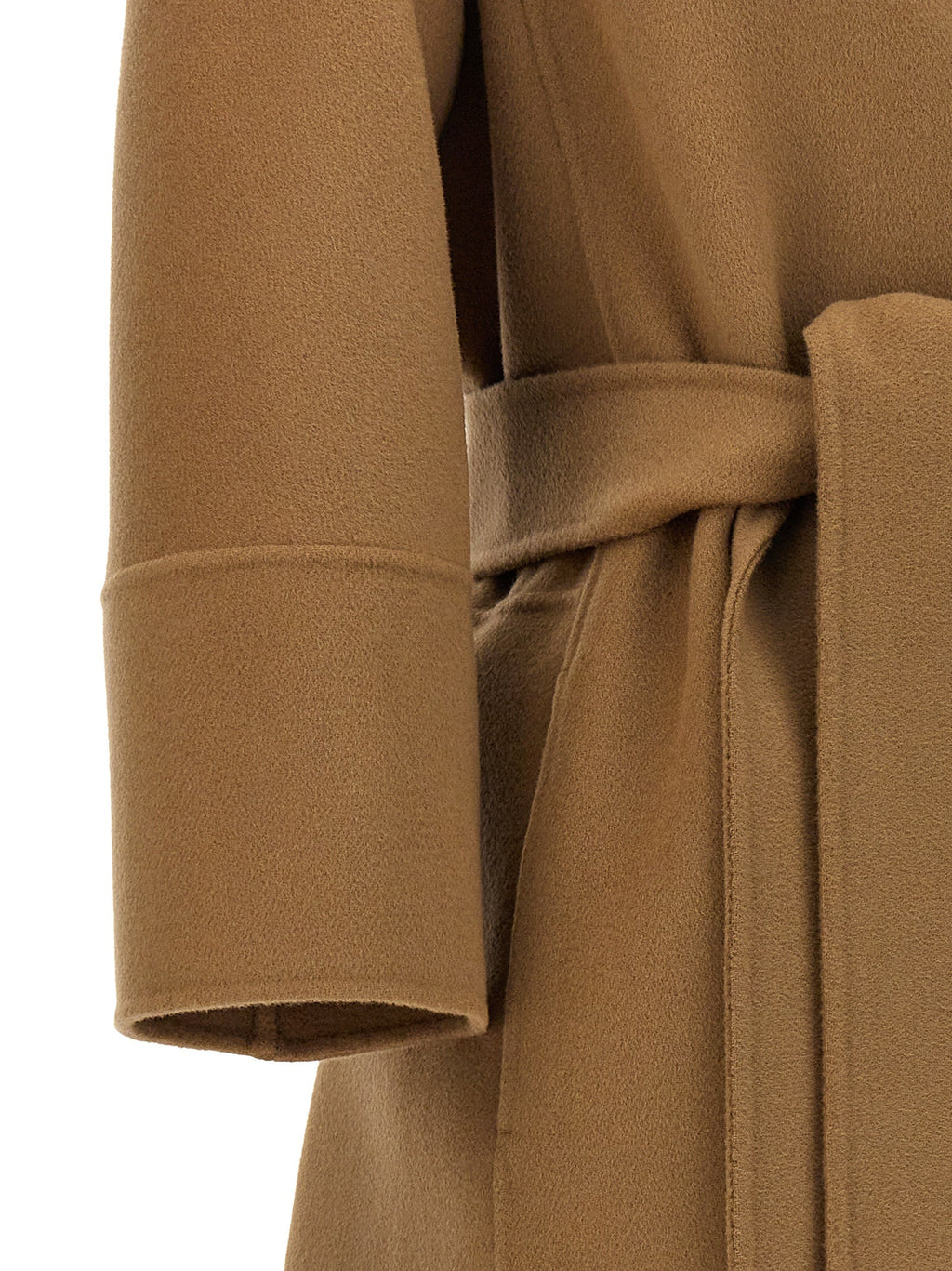 'S Max Mara Beige Wool Coat
