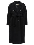 Max Mara Black Virgin Wool Coat