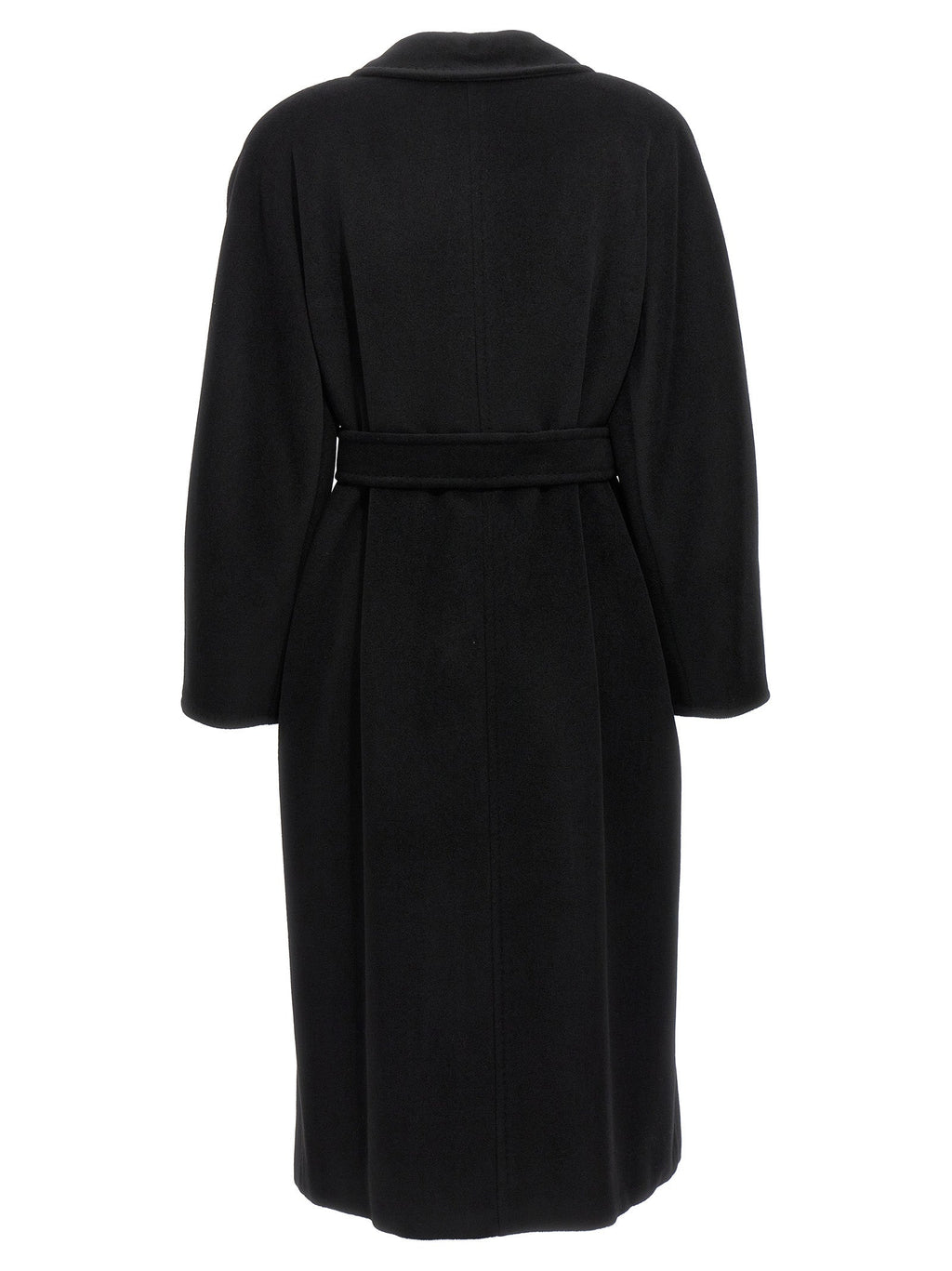 Max Mara Black Virgin Wool Coat