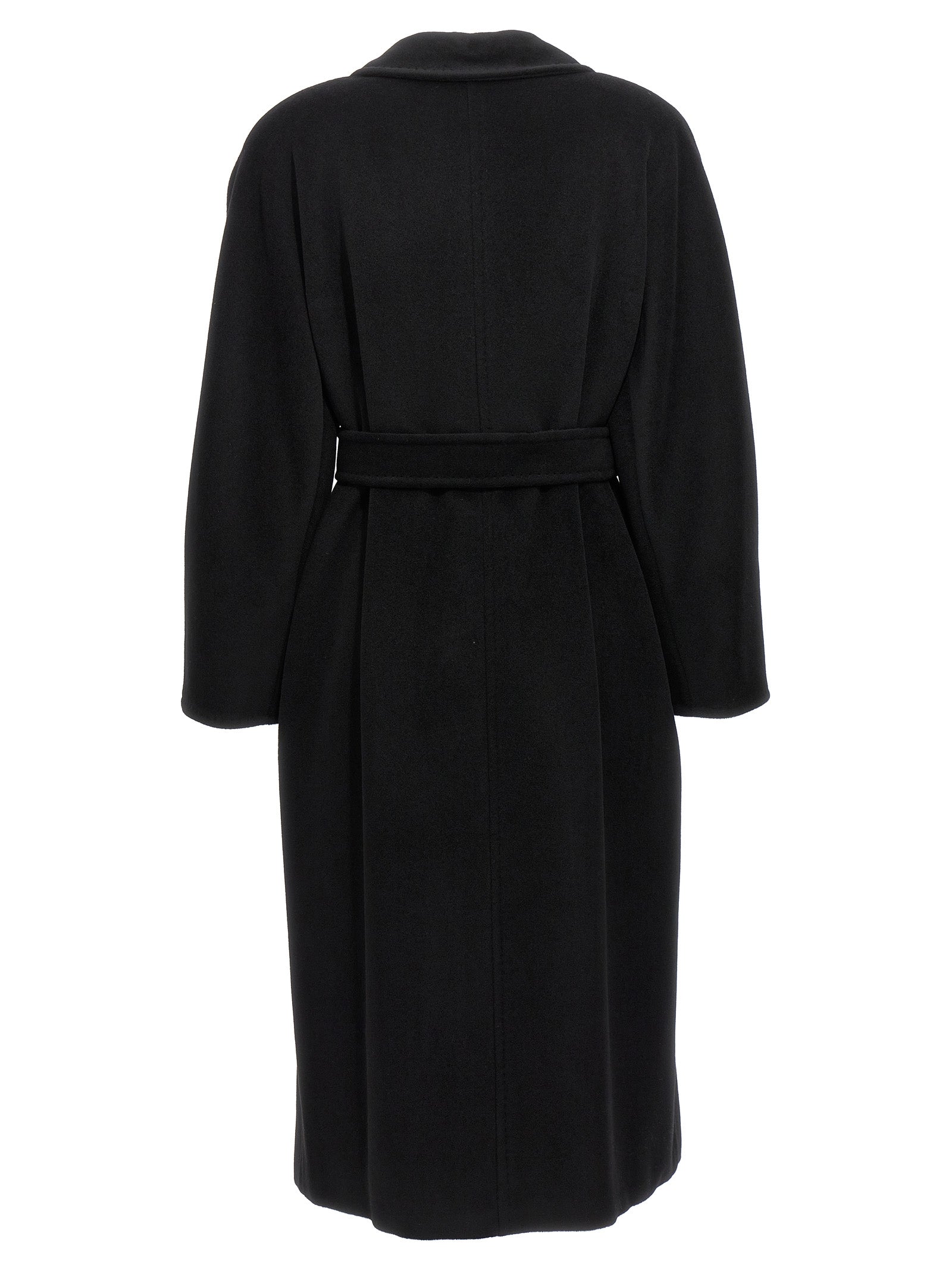 Max Mara Black Virgin Wool Coat
