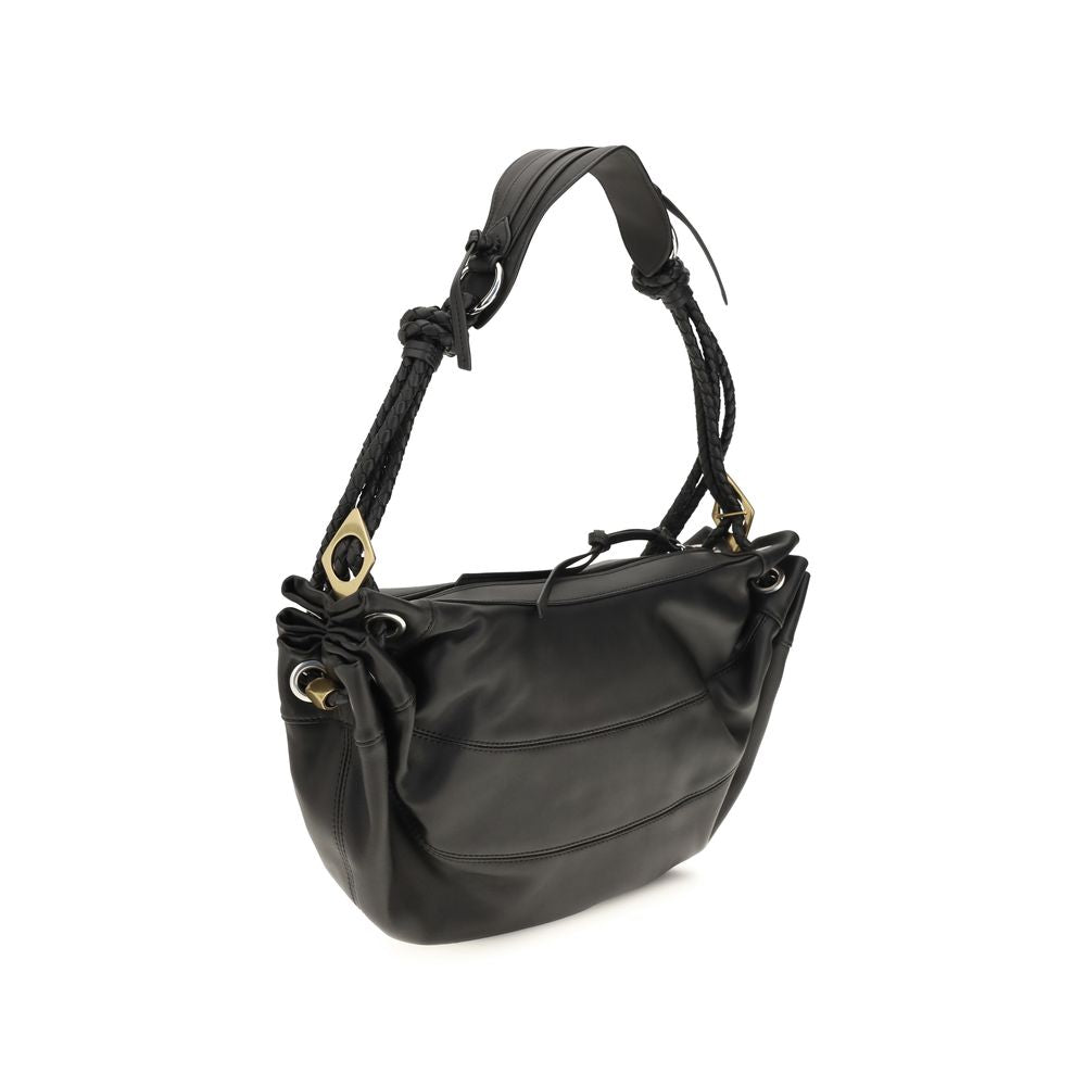 Isabel Marant Black Lamb Ovis Aries Aries Shoulder Bag