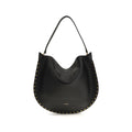 Isabel Marant Black Calf Leather Bos Taurus Shoulder Bag