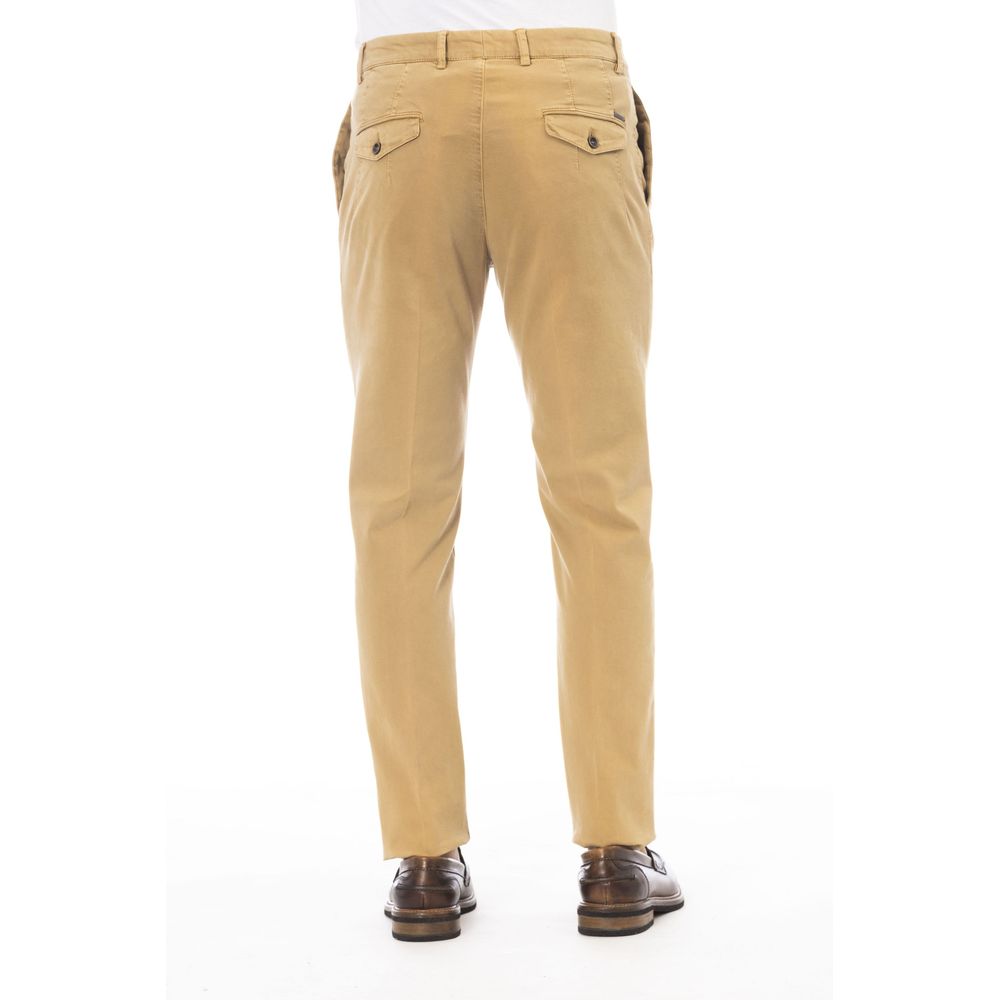 Peserico Beige Cotton Men Pants