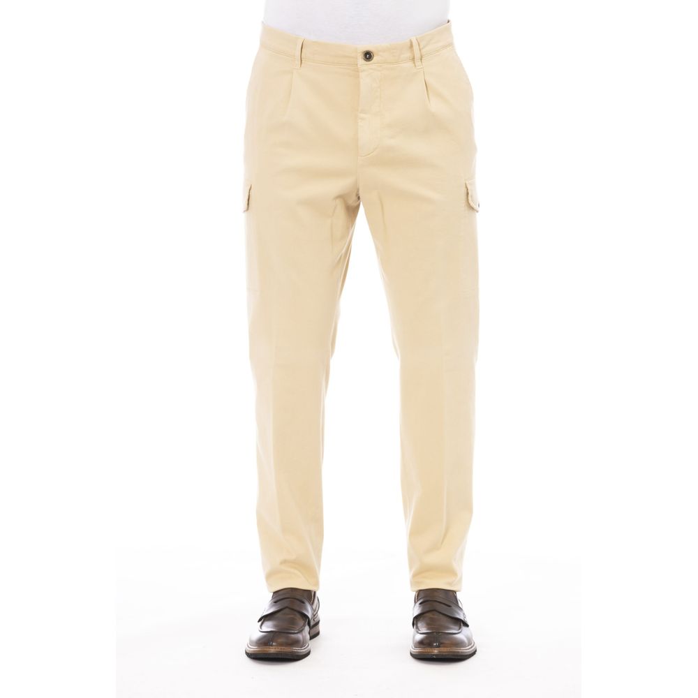 Peserico Beige Cotton Men's Pant