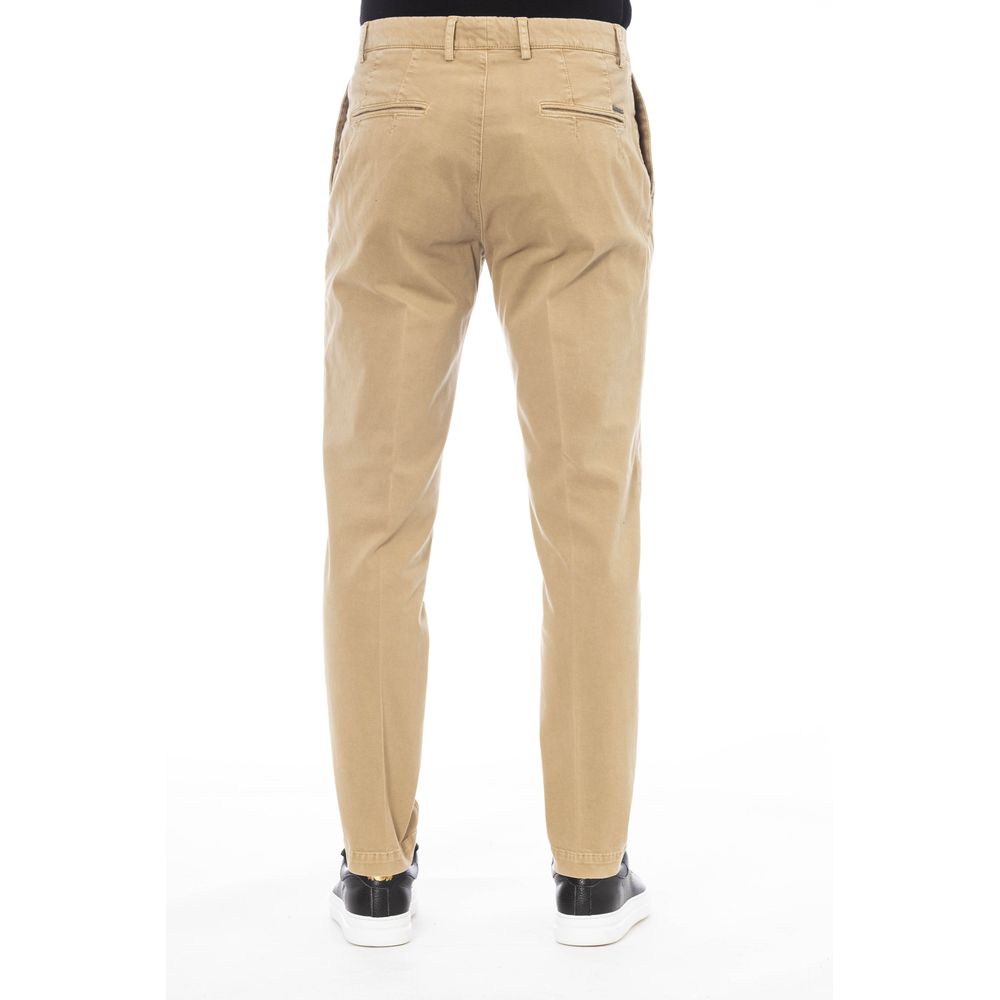 Peserico Beige Cotton Men's Pant