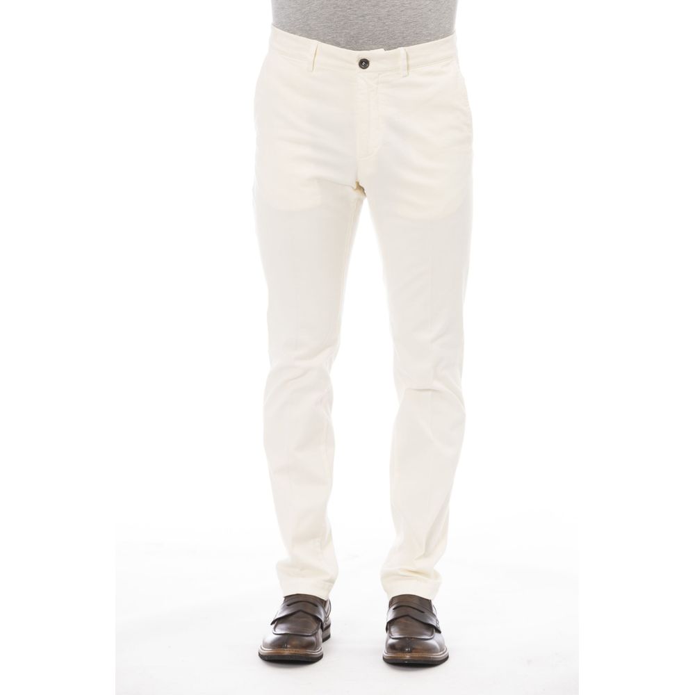 Peserico Beige Cotton Men Pant