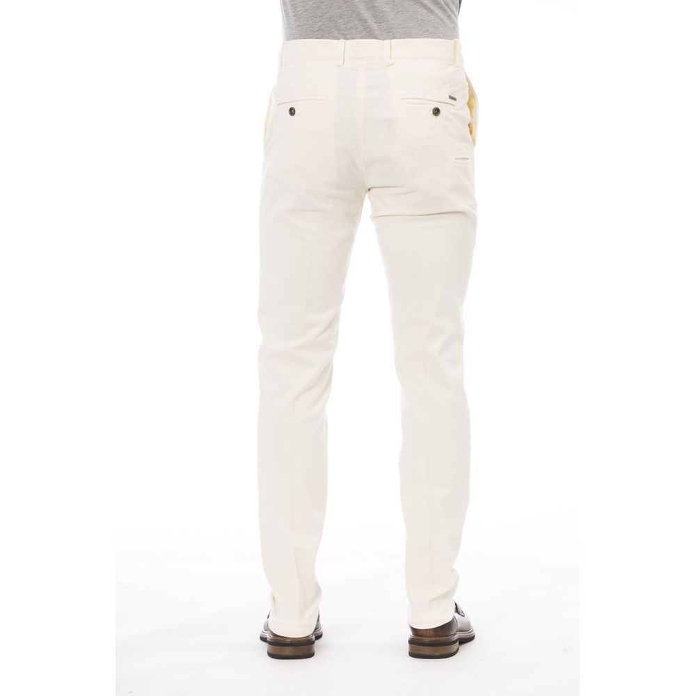 Peserico Beige Cotton Men Pant