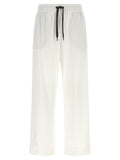 Brunello Cucinelli White Cotton Joggers (Workout Pants)