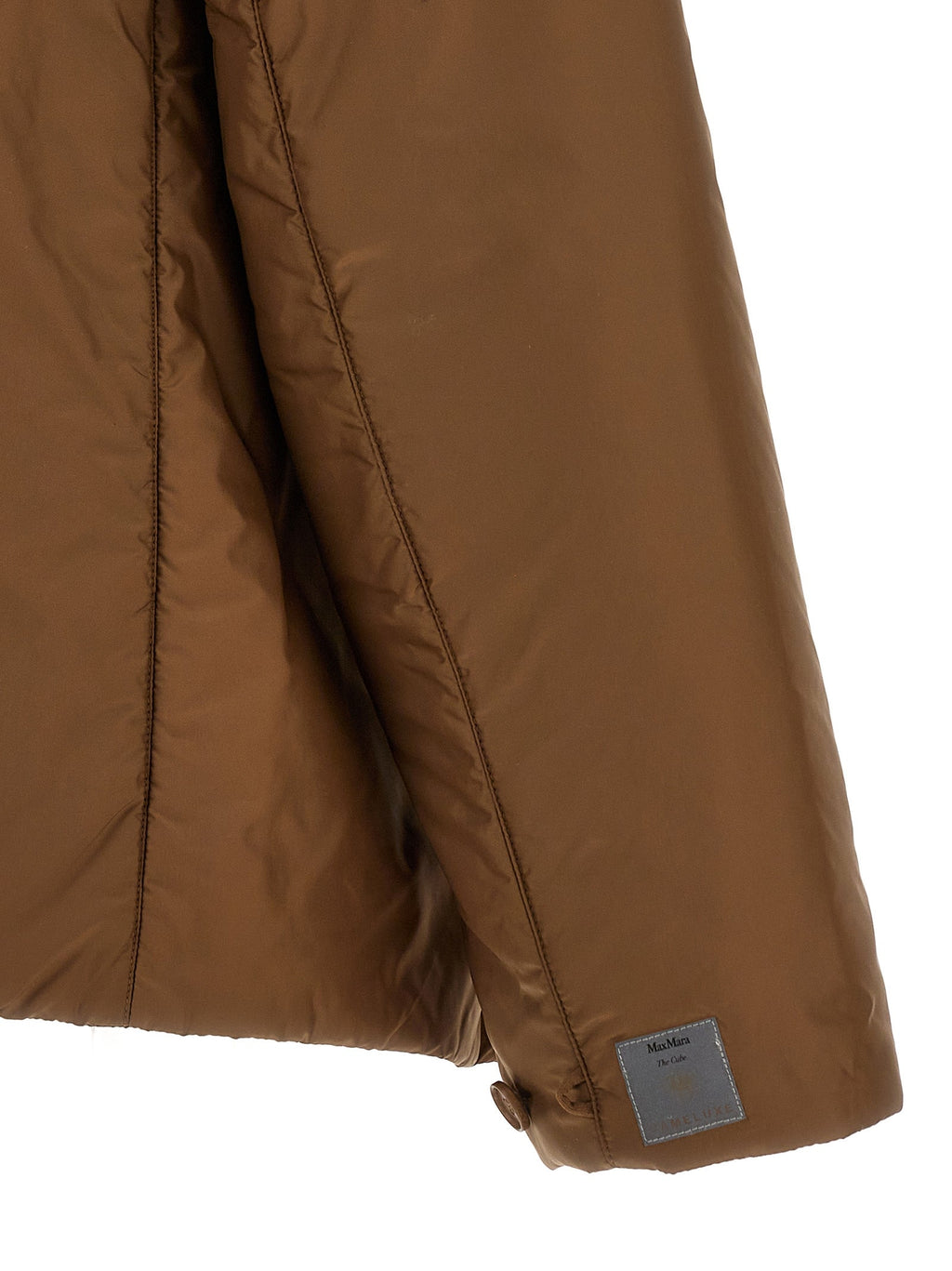Max Mara Brown Polyester Shell Jacket