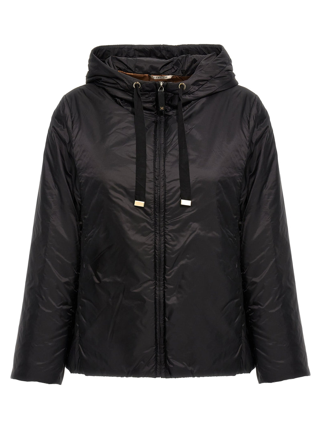 Max Mara Black Polyester Shell Jacket
