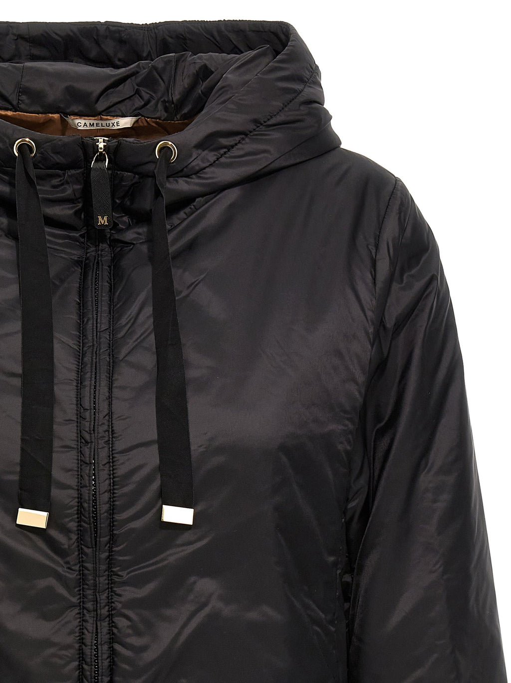 Max Mara Black Polyester Shell Jacket